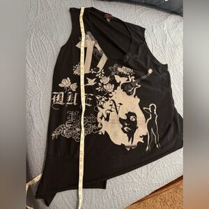 Torrid Black Cotton Blend Top